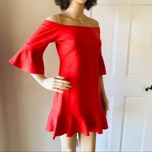 Free People orange cotton summer dress size small